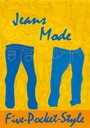 Plakat-Werbung für Jeans-Mode, Dennis Haser
